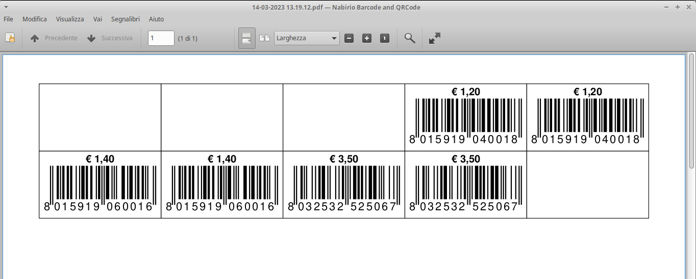 Generazione e Stampa di Etichette con Barcode: EAN Code128 e