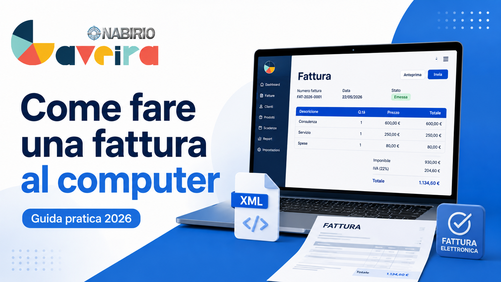 Gaveira gestionale Cloud senza abbonamento per fatturazione elettronica